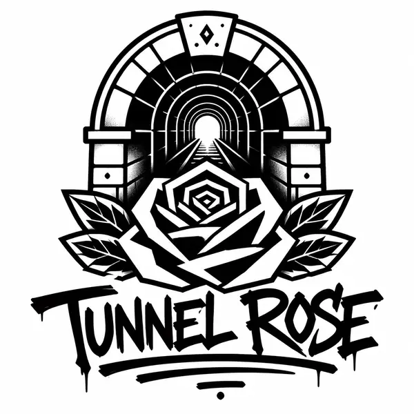 Tunnel Rose — original streetwear print