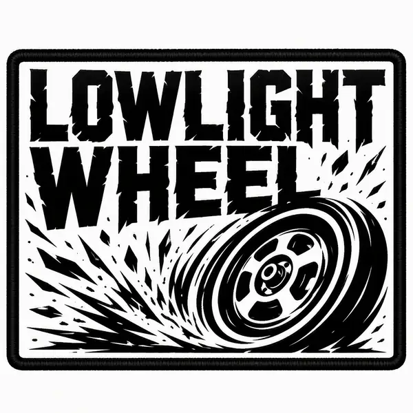 Lowlight Wheel — original streetwear print