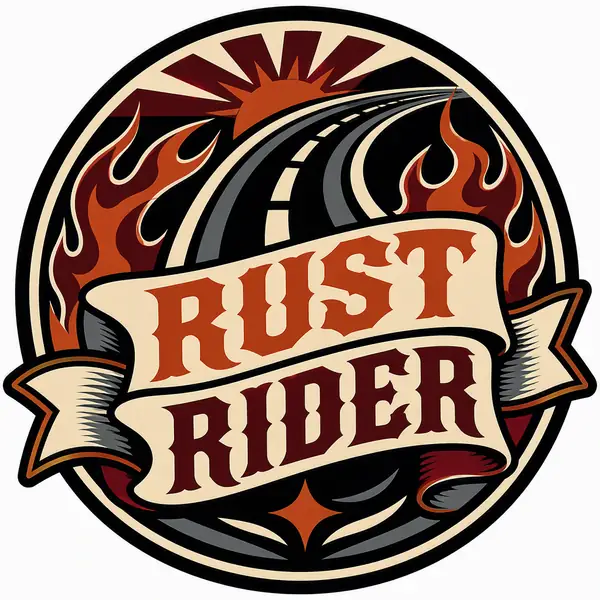 Rust Rider — original streetwear print