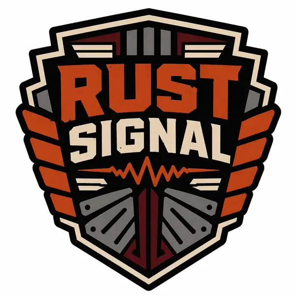 Rust Signal — original streetwear print